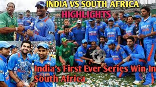 India's First Ever ODI Series Win In South Africa India Vs South Africa