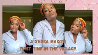 Xhosa MAKOTI diaries | First time in his village| New name | South African YouTuber #Roadto100subs