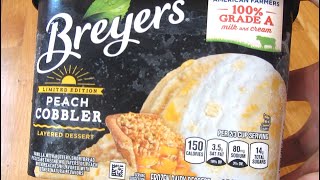 Breyers Peach Cobbler Limited Edition Ice Cream