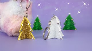 How to make a Christmas Gift SPENDING LITTLE 🎄Keychain with Foam sheet 📝 Decorating School Supplies