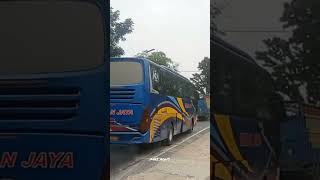 Bus Medan Jaya Ngeblong Kanan Di Tanjakan #ayonaikbus #shorts #busmedanjaya #medanjayasimalem