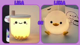 LISA or LENA #lisa #lena #lisaandlena #sanrio #kuromi #trending