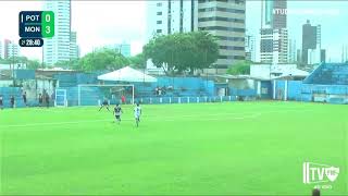 POTYGUAR DE CURRAIS NOVOS 1 × 5 MONTE LÍBANO GOLS CAMPEONATO POTIGUAR SUB 17 2024