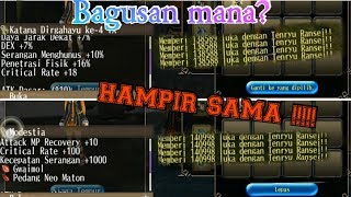 Modestia 2S +S VS Dirgahayu ke4 NS +E Hampir sama njirr - Toram online