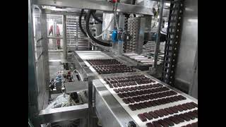 Large demolding machine for chocolate production line