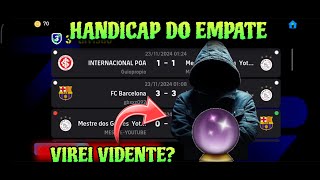 JÁ SEI QUAL SERÁ O PLACAR DO JOGO ANTES DELE TERMINAR - VEJA COMO FUNCIONA O HANDICAP DO EMPATE! 🔮