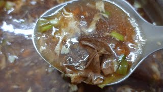 manchow shoup resepy 😋# motton manchow shoup# shorts #food