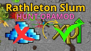 TIBIA - HUNT RATHLETON SLUM ORAMOD HUNT DE XP CAÇANDO COM DIAMOND ARROWS - RUBINOT