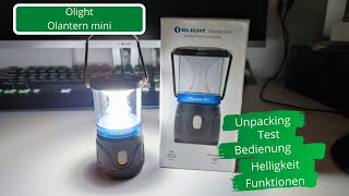 Neuheit Olight Olantern mini - Was kann die LED Laterne im Miniformat?