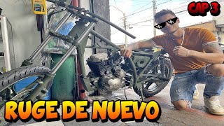 RESTAURANDO LA MOTO DEL CAPITAN AMERICA #3 *Pintura, Llantas y Motor Nuevo* - TATTO VLOGS