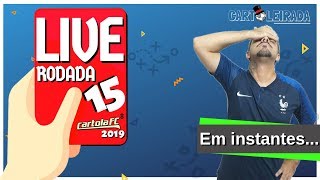 💥💥LIVE DE DICAS CARTOLA  FC 2019 RODADA 15 - ULTIMAS INFOS O MERCADO VAI FECHAR!!!!