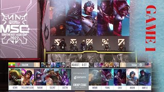 MSC 2022 Opening Match: Todak Vs Falcon Esports [Game1] Bo2