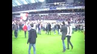 Stade de Reims- Monaco ,07/05/2012, invasion du terrain