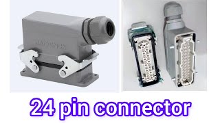 how to wiring in 24 pin Harding connector,explain in tamil.. #cnc #cncmachine #connection#connector