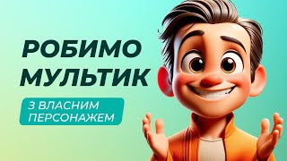 Ваш намальований персонаж у мультфільмі | Clipchamp