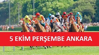 5 EKİM 2023 PERŞEMBE ANKARA AT YARIŞI TAHMİNLERİ VE YORUMLARI