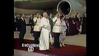 Papa Juan Pablo II Chile:Himnos Nacionales, Abril 1987