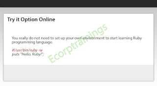 Ruby On Rails Online Training Tutorials India USA UK @Ecorptrainings