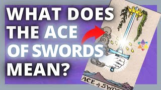 What Does The Ace Of Swords Mean? #SHORTS