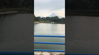 Pesona Gunung Merapi dari Embung Kaliaji Turi #shorts