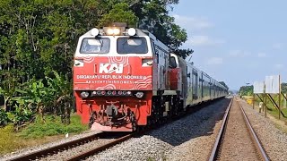 Kereta Api Argo Semeru berstiker livery HUT RI ke 79