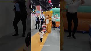 Dance with a Cute Bear .. #shorts #dance #cute #bear #jolly #youtubeshorts