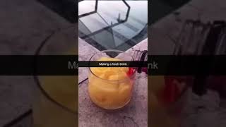 Making a fresh Drink