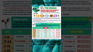 SA COMPANY NSE ROBOT LAUNCHED BUY 1 GET 2 FREE 💰 #trending #lottery #viral #stockmarket #ai #nse