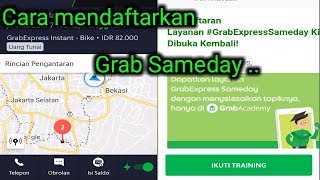 CARA MENGAKTIFKAN GRAB EXPRESS SAMEDAY