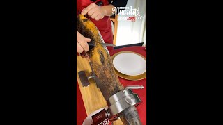 Cómo limpiamos el jamón por la babilla