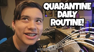 QUARANTINE DAILY ROUTINE!!! Mini House Tour, Evan Sings, Comic Book Room, Home Gym & Dog Training!