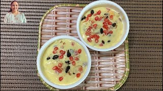 கஸ்டர்டுபழங்கள் |Mixed custard fruit salad | fruit salad recipe in Tamil