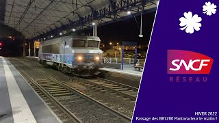 [RafyExpress #2] Hiver 2022 - passage des BB7200 en Pantoracleur en gare de Dax.