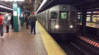 Euclid Ave Bound R32 C Express train entering 125 Street