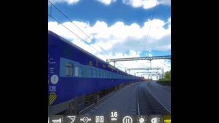 Railway simulator India overtake express train gameplay