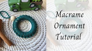 Macrame Ornament Tutorial