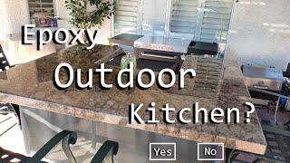 Make Your Own Outdoor Kitchen Using Epoxy