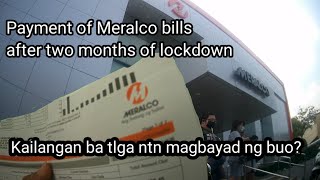 Meralco payment after lockdown / 1 month payment ayaw tlga nila ibigay sa mga maliit na consumers.