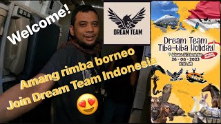 🔴MANTAP!! Amang rimba Borneo Join Dream Team Indonesia terima kasih @PANJIPETUALANG_REAL 🫡🙏