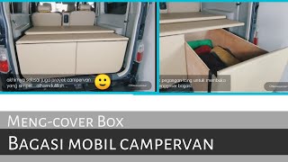 Makromajasduit membungkus/mengcover tong/box/jok bagasi mobil campervan