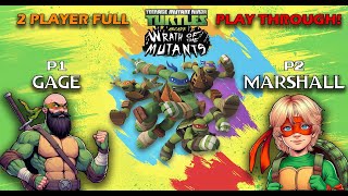 TMNT ARCADE: Wrath of the Mutants - 2 Player - Full Play Through!