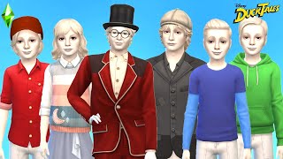 Scrooge, Donald, Webby, Huey, Dewwy And Louie [Ducktales] : Sims 4 I Create a Sim