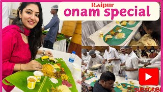 Serving Food on Banana Leaf in Raipur Chhattisgarh