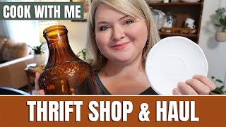 Thrift Haul | Shop With Me | Cook with Me | Home Chef Review