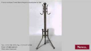 French Antique Towel Stand Regence Accessories for Sale