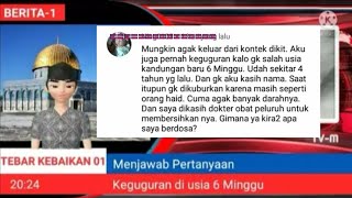 Menjawab Pertanyaan: Keguguran Di Usia 6 Minggu