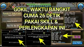 Toram Online | Gokil Waktu Bangkit Cuma 26 Detik Pakai Skill & Perlengkapan ini #toramonline