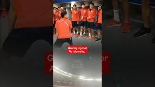 Momen santai Timnas Indonesia sebelum tanding ala STY menjadi kunci kemenangan #shorts