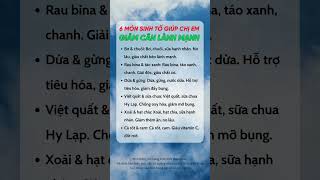 6 Món Sinh Tố Giúp Chị Em Giảm Cân Lành Mạnh #duocsihuongtra #suckhoe #shorts