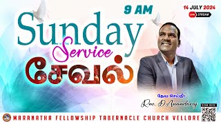 🔴MFT CHURCH | 𝗦𝘂𝗻𝗱𝗮𝘆 𝗦𝗲𝗿𝘃𝗶𝗰𝗲 || 14-07-2024 | #pastoranandraj #vellore #tamilnadu